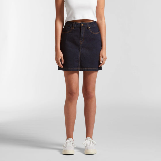 4821 DENIM SKIRT - kustomteamwear.com