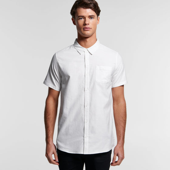 5407 OXFORD SHORT SLEEVE SHIRT - kustomteamwear.com