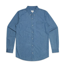  5409 BLUE DENIM SHIRT - kustomteamwear.com