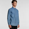 5409 BLUE DENIM SHIRT - kustomteamwear.com