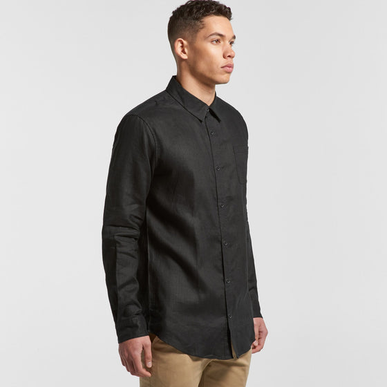 5418 LINEN LONG SLEEVE SHIRT - kustomteamwear.com