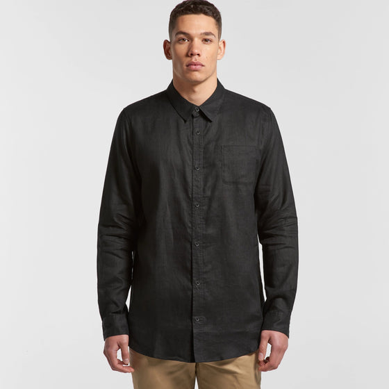 5418 LINEN LONG SLEEVE SHIRT - kustomteamwear.com