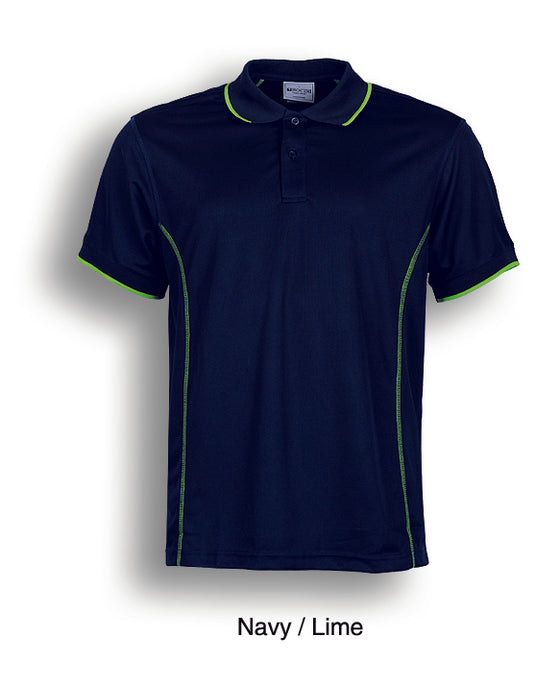 STITCH FEATURE ESSENTIALS-MEN'S SHORT SLEEVE POLO