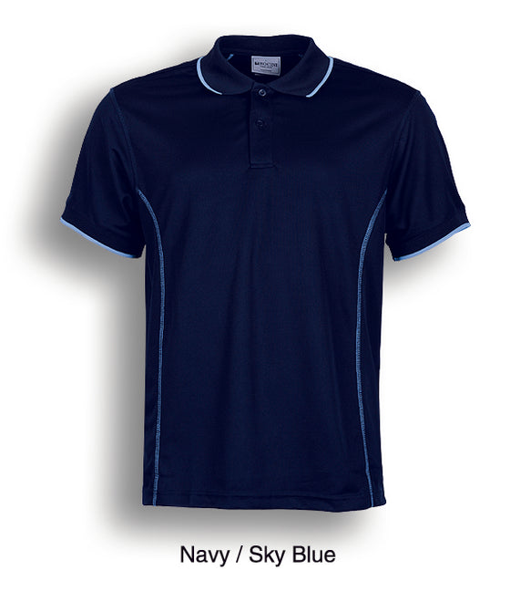 STITCH FEATURE ESSENTIALS-MEN'S SHORT SLEEVE POLO