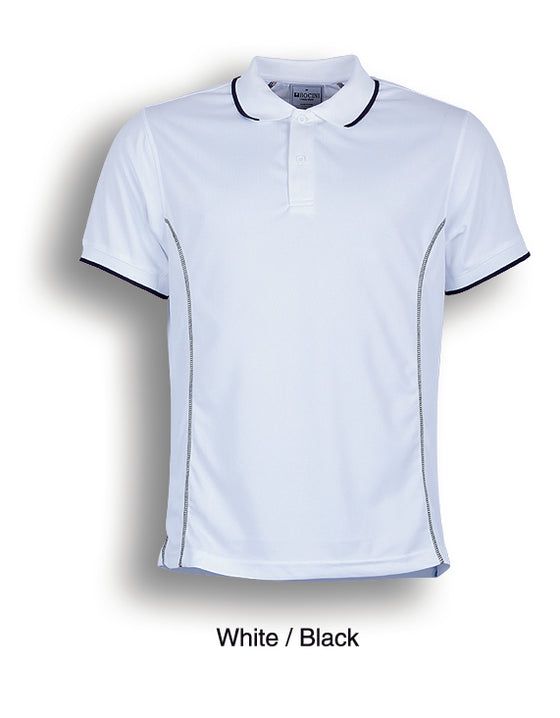 STITCH FEATURE ESSENTIALS-MEN'S SHORT SLEEVE POLO