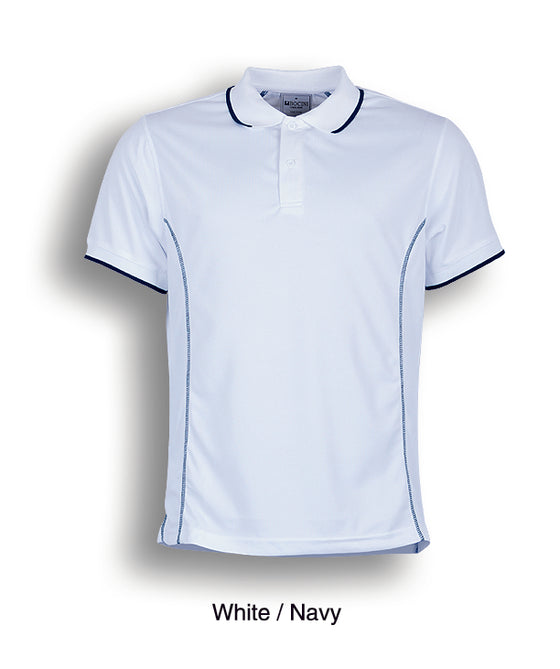 STITCH FEATURE ESSENTIALS-MEN'S SHORT SLEEVE POLO