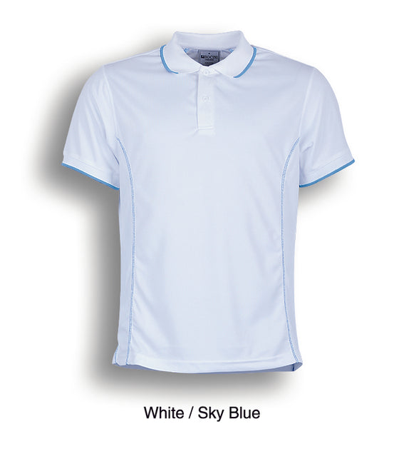 STITCH FEATURE ESSENTIALS-MEN'S SHORT SLEEVE POLO