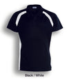 TEAM ESSENTIALS-MENS SHORT SLEEVE CONTRAST PANEL POLO