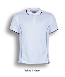  STITCH FEATURE ESSENTIALS-LADIES SHORT SLEEVE POLO
