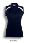 TEAM ESSENTIALS- LADIE SLEEVELESS CONTRAST POLO