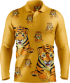 Tuff Tiger Men's Long Sleeve Polo