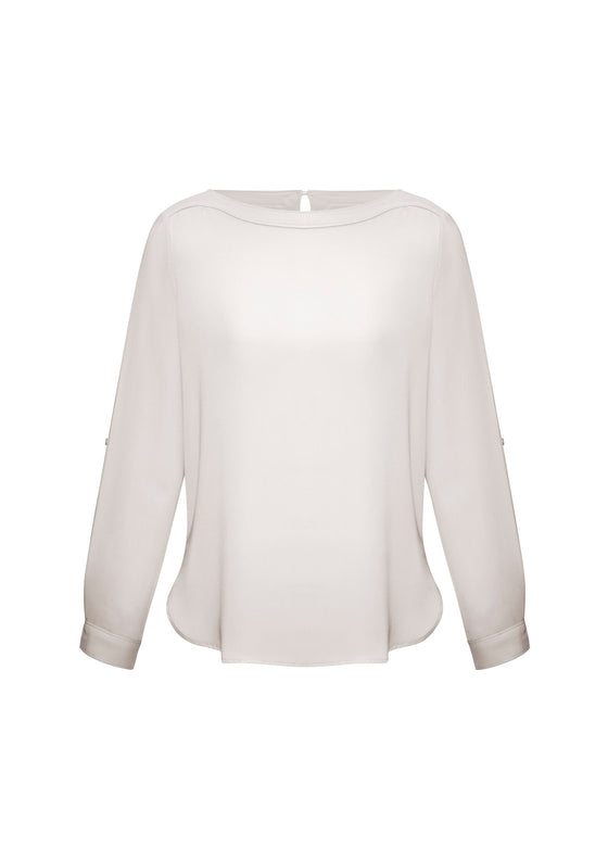 Ladies Madison Boatneck Blouse