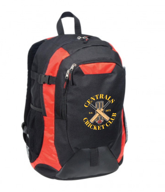 Centrals Back Pack with club logo