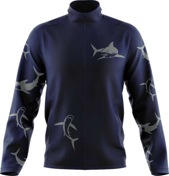 Swim With Sharks Full Zip Track Jacket