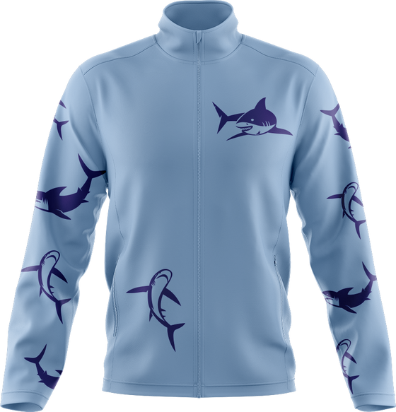 Swim With Sharks Full Zip Track Jacket