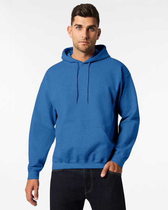 18500 ADULT 50/50 HOODED SWEAT HTR SP ROYALARGE