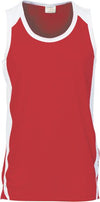 Adult Cool-Breathe Contrast Singlet - kustomteamwear.com