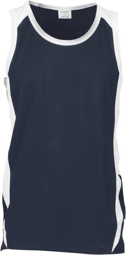 Adult Cool-Breathe Contrast Singlet - kustomteamwear.com