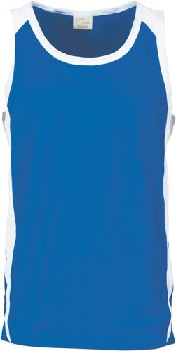 Adult Cool-Breathe Contrast Singlet - kustomteamwear.com