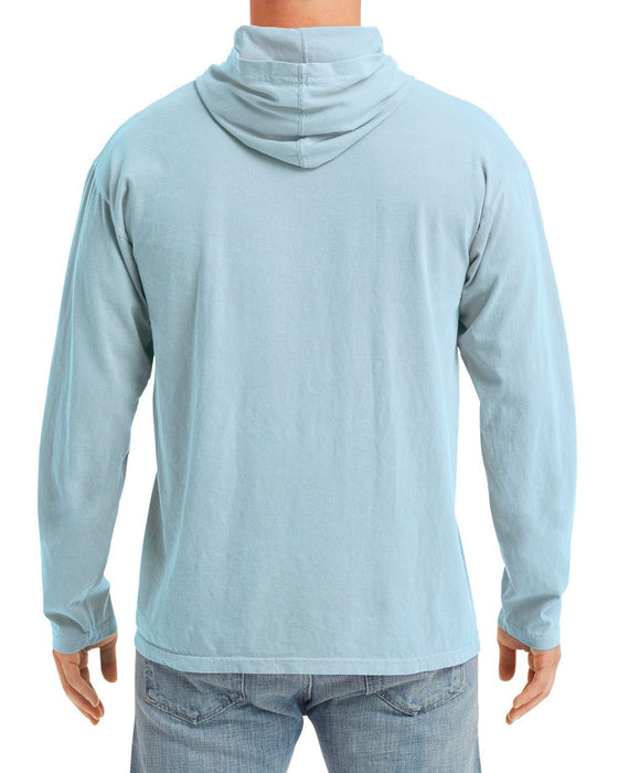 Adult Heavyweight Long Sleeve Hooded T-Shirt - kustomteamwear.com