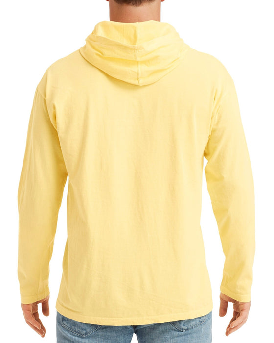 Adult Heavyweight Long Sleeve Hooded T-Shirt - kustomteamwear.com