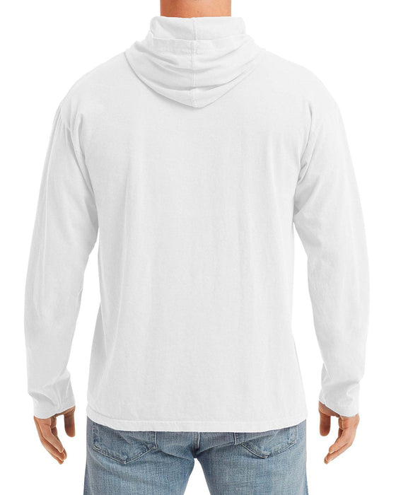Adult Heavyweight Long Sleeve Hooded T-Shirt - kustomteamwear.com