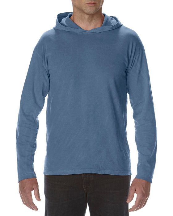 Adult Heavyweight Long Sleeve Hooded T-Shirt - kustomteamwear.com