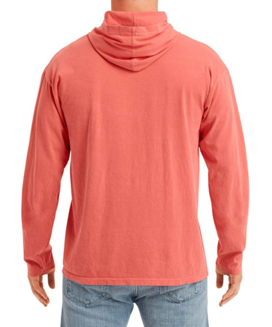 Adult Heavyweight Long Sleeve Hooded T-Shirt - kustomteamwear.com