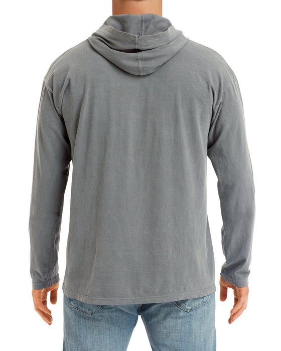 Adult Heavyweight Long Sleeve Hooded T-Shirt - kustomteamwear.com