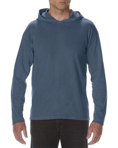 Adult Heavyweight Long Sleeve Hooded T-Shirt - kustomteamwear.com