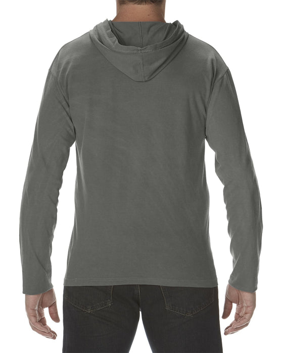 Adult Heavyweight Long Sleeve Hooded T-Shirt - kustomteamwear.com