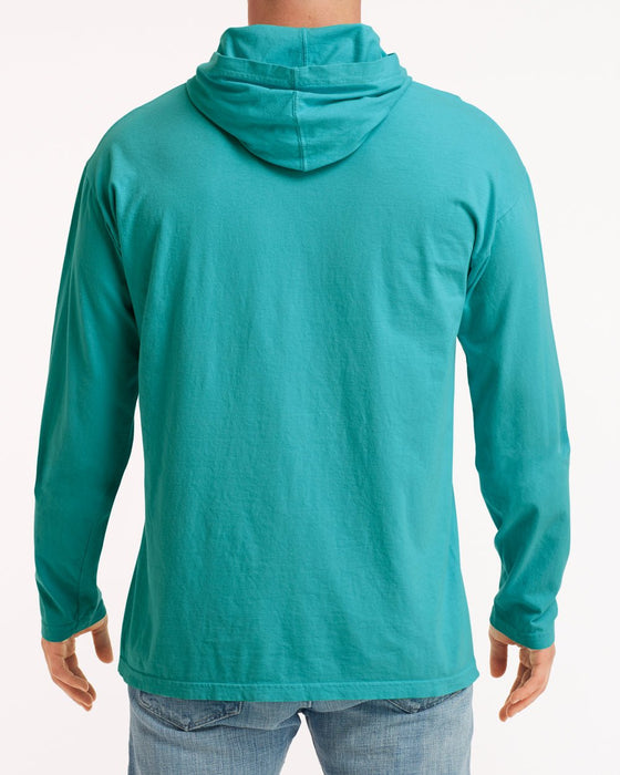 Adult Heavyweight Long Sleeve Hooded T-Shirt - kustomteamwear.com