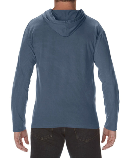 Adult Heavyweight Long Sleeve Hooded T-Shirt - kustomteamwear.com