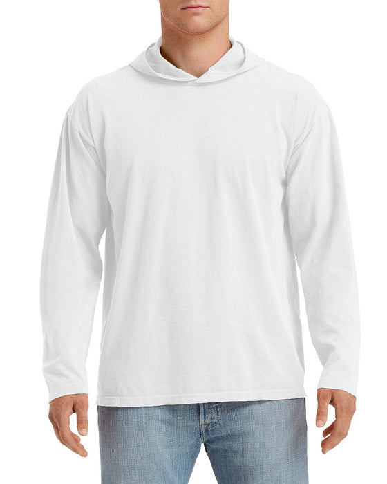 Adult Heavyweight Long Sleeve Hooded T-Shirt - kustomteamwear.com