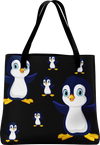 Pranksta Penguin Tote Bag