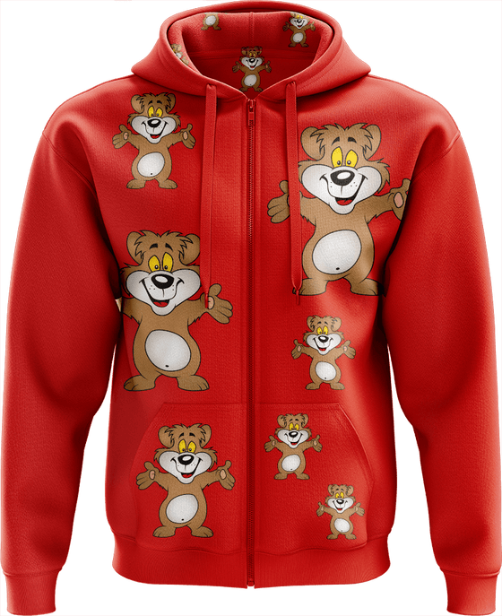 Billy Bear Full Zip Hoodies Jacket - fungear.com.au