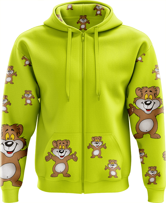 Billy Bear Full Zip Hoodies Jacket - fungear.com.au