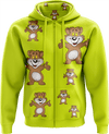 Billy Bear Full Zip Hoodies Jacket - fungear.com.au