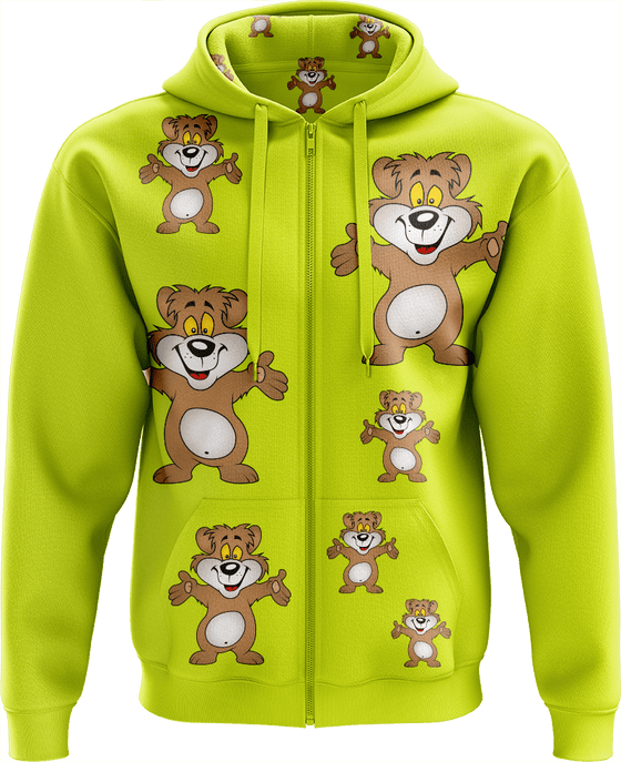 Billy Bear Full Zip Hoodies Jacket - fungear.com.au