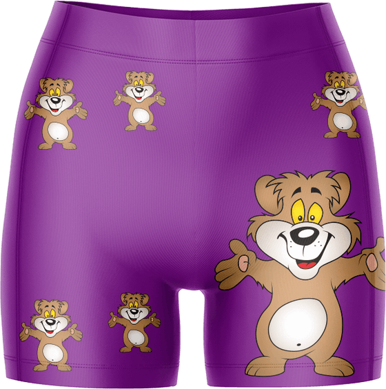 Billy Bear Ladies Gym Shorts - fungear.com.au