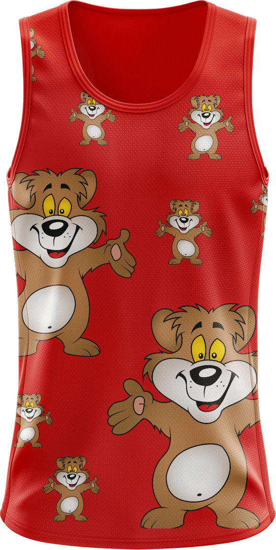 Billy Bear Singlets - fungear.com.au