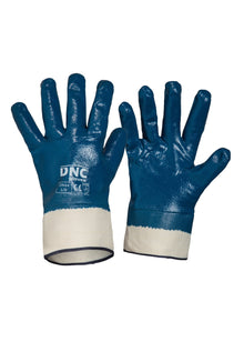  Blue Nitrile Full Dip with Canvas Cuff - kustomteamwear.com