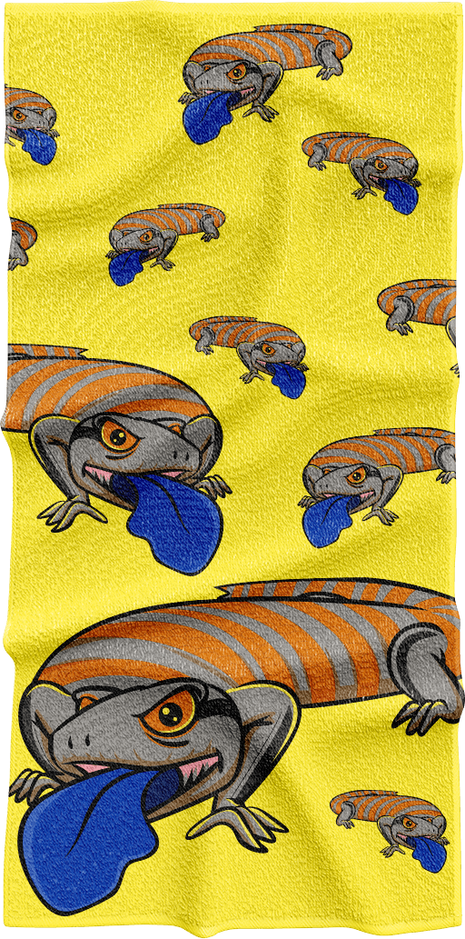 Bluey Lizard Towels - fungear.com.au