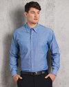 BS03L Men's Chambray Long Sleeve - kustomteamwear.com