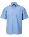 BS03S Men's Chambray Short Sleeve - kustomteamwear.com