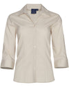 BS07Q Women's Teflon Executive 3/4 Sleeve Shirt - kustomteamwear.com