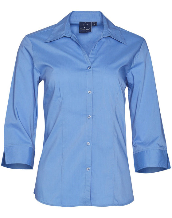 BS07Q Women's Teflon Executive 3/4 Sleeve Shirt - kustomteamwear.com