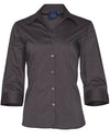 BS07Q Women's Teflon Executive 3/4 Sleeve Shirt - kustomteamwear.com