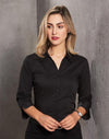 BS07Q Women's Teflon Executive 3/4 Sleeve Shirt - kustomteamwear.com