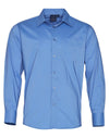 BS08L Men's Teflon Executive Long Sleeve Shirt - kustomteamwear.com